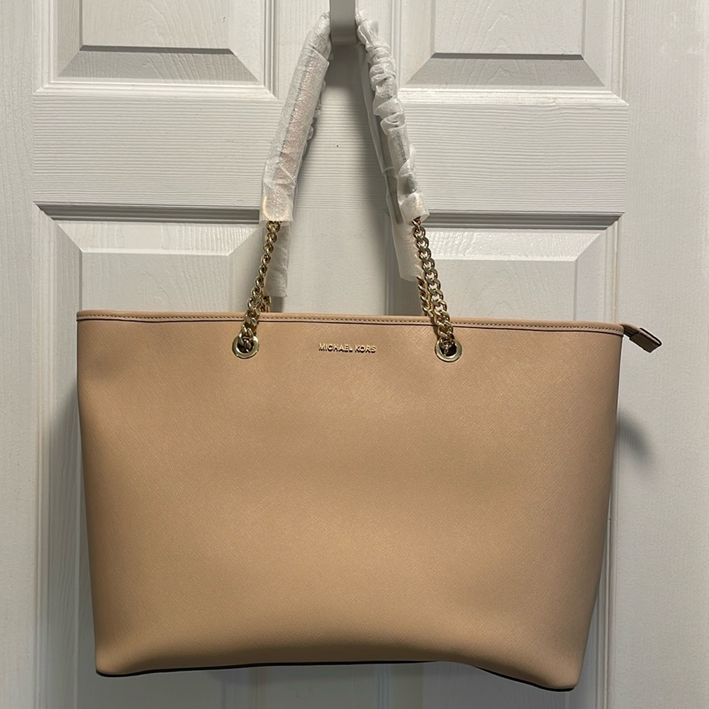 Large Michael Kors tan purse
